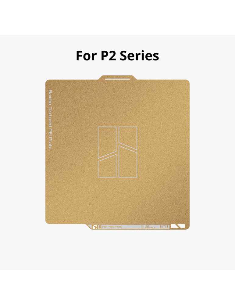 Bambu Textured PEI Plate | Placa Texturizada para Aderência 3D