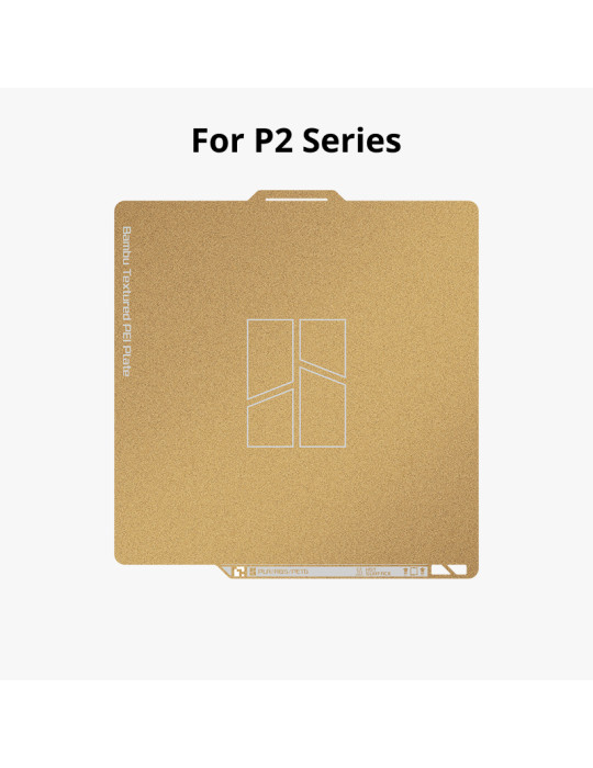 Bambu Textured PEI Plate | Placa Texturizada para Aderência 3D
