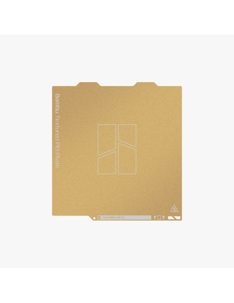 Bambu Textured PEI Plate | Placa Texturizada para Aderência 3D