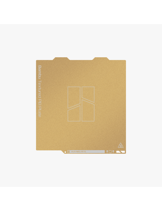 Bambu Textured PEI Plate | Placa Texturizada para Aderência 3D