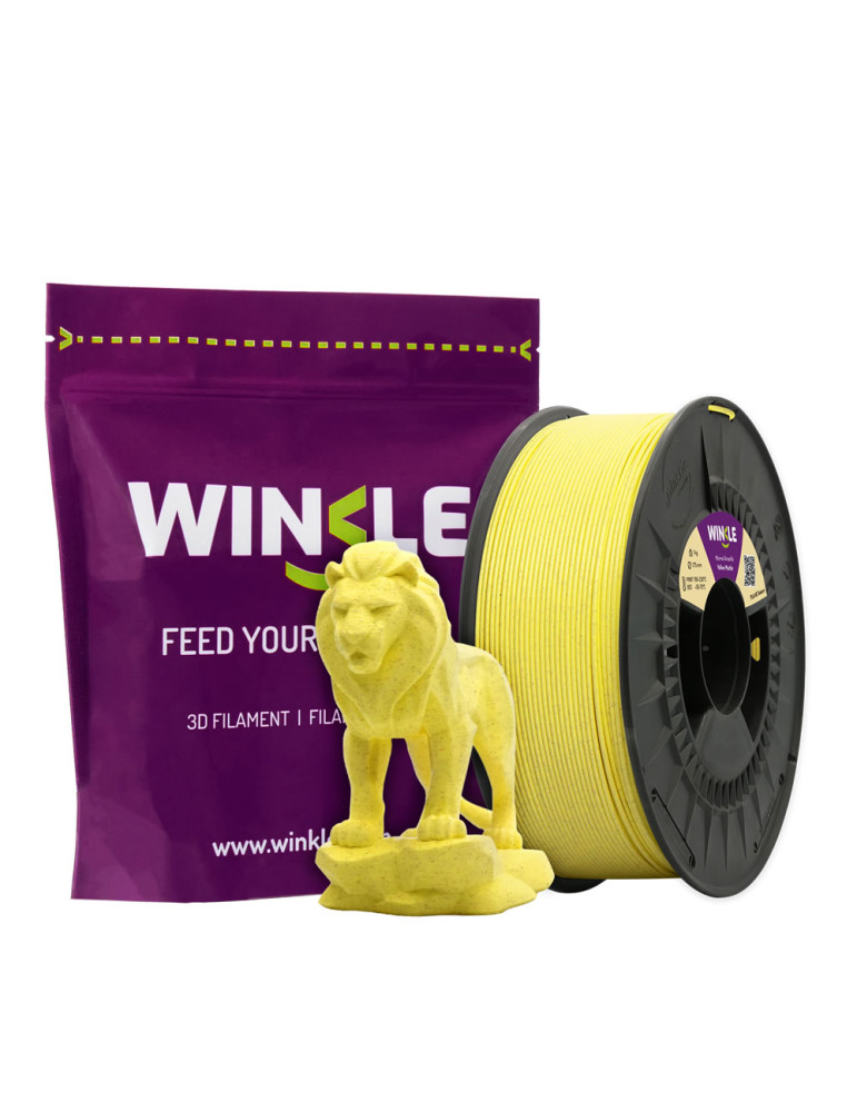 Filamento PLA HD Texture Yellow Marble Winkle 1kg | Core XY